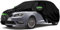 Autoabdeckung Passend für SEAT Ibiza 2008-2024, wasserdichte Vollgarage Autoplane mit Reißverschlusstür für Schnee, Regen, Allwetterschutz