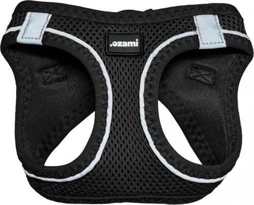 OZAMI Hundegeschirr, Air-Mesh, schwarz, XXXS – (605.5040) /Dogs/Black/3XS