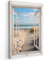 MuchoWow© Bilder Groß 80x120 cm XXL Wohnzimmer Deko Modern Wandbild Foto auf Leinwand Bild Schlafzimmer Room Decor Geschenke Fensterblick - Meer - Küste - Natur - Strand - Wattenmeer