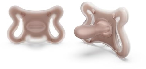 Suavinex, 2 Ciucci Zero Zero in Silicone, per Neonati, 0-6 mesi, Deep | Tettarella SX Pro in Silicone, ipoallergenico, per pelli sensibili, compatibile con l'allattamento