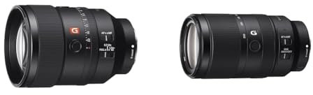 Sony FE 135mm f/1.8 GM | Vollformat, Super-Teleobjektiv, Porträt Objektiv (SEL135F18GM) & E 70-350mm f/4.5-6.3 G OSS | APS-C, Super-Telezoom-Objektiv (SEL70350G)