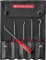 PB Swiss Tools Mini Haken Pick Set PB 8685.Set CBB | 100% Swiss Made | 5-teiliges PickTool Set für Dichtungen bei O-Ring, Bremse, Motor, Getriebe