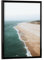 artboxONE Poster mit schwarzem Rahmen 18x13 cm Natur Nazar - Bild Nazar Landschaft Meer