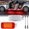 POPMOTORZ 2 Stücke LED Autotür Lichter, LED Innenbeleuchtung Autotür Beleuchtung für A-udi A2/A3 8P/A4 B5/A4 B6/A4 B7/A4 B8/A5 S5/A6 C5/S6 C5/A7 5D/A8 4D/RS4/RS6/TT/TTS, Rot