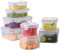 BARGAIN FACTORY Food Storage Containers 16PCS (8 + 8 Lids) Airtight Plastic With Lids for Pantry & Kitchen, Leak Proof, BPA Free Microwave & Freezer Safe, 250ML-1.6L
