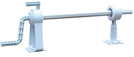 Carrete extraíble de lona para piscina fuera del suelo de hasta 6 m de longitud, resistente, práctico y adaptable a Margelas planas