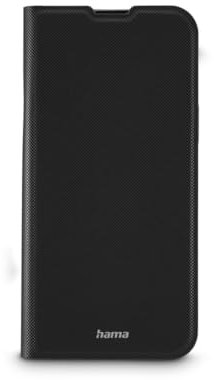 Hama Handyhülle für iPhone 15 (Handytasche, Etui mit Kartenfach, Standfunktion, zum Aufstellen, extra Schutz von Display und Kamera, Magnet, Hülle für iPhone 15, Klapphülle, weich) schwarz