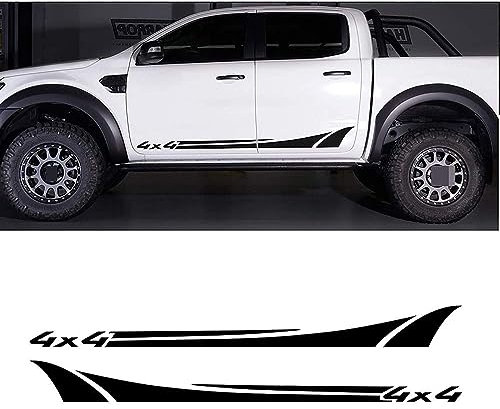 TTTao Karosserie Aufkleber Aufkleber,für Ranger Raptor,Autotür Seitenschweller Sticker Außen Zubehör