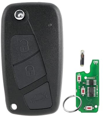 48 chip 3 pulsanti telecomando di ricambio per Fiat Ducato Punto Bravo Citroen Relay Jumper Iveco Daily Lancia Remote Fob con SIP22 Blade Key Ring