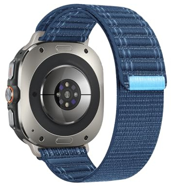 SimpleThings Cinturino sportivo in nylon per Galaxy Watch Ultra 2025/2024, morbido cinturino di ricambio con design ondulato, compatibile con Samsung Galaxy Watch Ultra 2/1 47 mm, uomini e donne Work