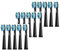 3-30 Ersatzköpfe For Elektrische Zahnbürsten, Kompatibel Mit Fairywill Electric Mit FW-507/508/551/515/917/959/2011/D1/D3/D7/D8(Black 15)
