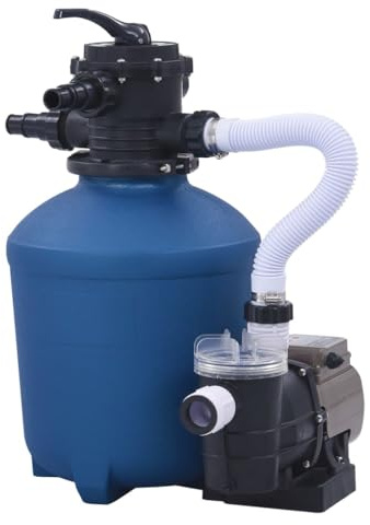 Tomostar Sandfiltersystem, Poolpumpe, Sandfilter, Poolfilter mit Timer, 530 W, 10980 l/h