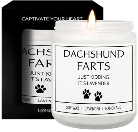 Geschenke Für Frauen Duftkerze Hundebesitzer Kerzen Männer Dachshund