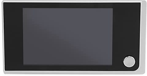 Akozon Judas Vidéo Numérique LCD 3,5 – Caméra de sécurité Grand Angle pour la Maison, Vue à 120°, Installation Facile, sans Perçage, Surveillance 24h/24 et 7j/7