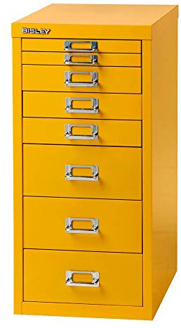 BISLEY L298641 Schubladenschr.A4 8sch.gelb