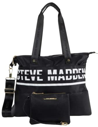Steve Madden Bgymm Weekender, Schwarz/Weiß, Einheitsgröße
