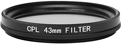 Filtro de Lente CPL de 43 mm, 46 mm, 49 mm Filtro de Lente polarizador Circular Multicapa polarizador ultradelgado para Canon/para Nikon/para Sony