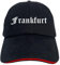 Frankfurt Cappy - Altdeutsch Bedruckt - Schirmmütze - Schwarz-Rotes Cap OneSize-SchwarzRot