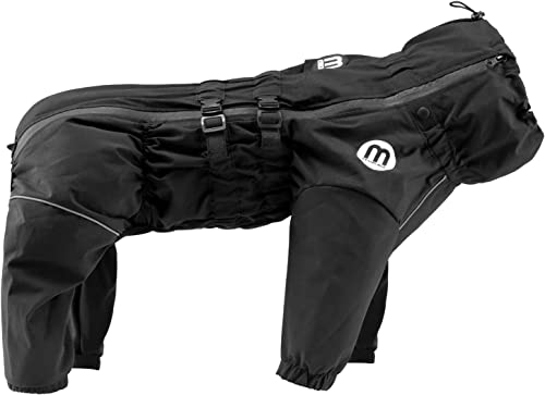 Mikki Doodles Hunde-Regenmantel, wasserdicht, Winddicht, seidiges Futter, weniger Reibung bedeutet weniger Knoten und Verfilzungen, Größe M