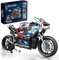 Technic Kits de construction de moto pour BMW S1000RR, 768 pièces Technic Moto Construction Kit de construction MOC Super Moto, compatible avec les grandes marques