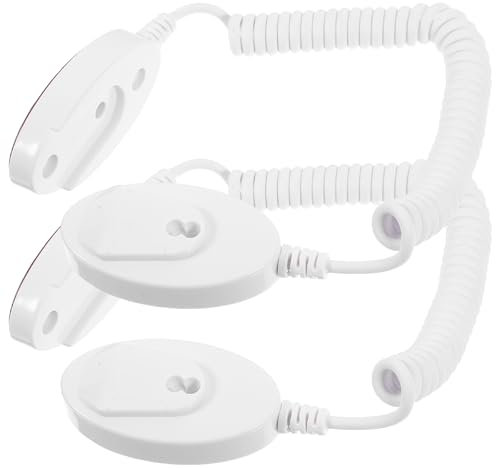 Yardwe 2pcs Remote Control Security Cable Remote Control Security Lock Retractable Remote Control Tether TV Remote Holder Cable Security Cable Leash Fastener Tape for Remote Control