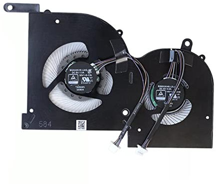 RAKSTORE Replacement Laptop GPU Cooling Fan Compatible with MSI GS66 WS66 P66 Stealth 10SD 10SE 10SF 10SGS MS-16V1 MS-16V2 Quiet Cooler Fan (GPU fan)