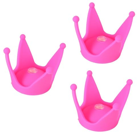 3 STK Skihelm Helmhörner Snowboardhelm Herren skizubehör Helme für Kleinkinder motorradhelm Krone Dekoration Krone Saugnapf Mädchen Furnier Haarschmuck schmücken Männer und Frauen