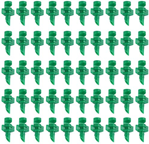 Rociador Atomizador 90 180 360 Grados, Micro Jardín, Césped, Rociador de Agua, Boquilla de Nebulización, Sistema de Riego para Agricultura, Riego Hidropónico y Aeropónico, 3 (180