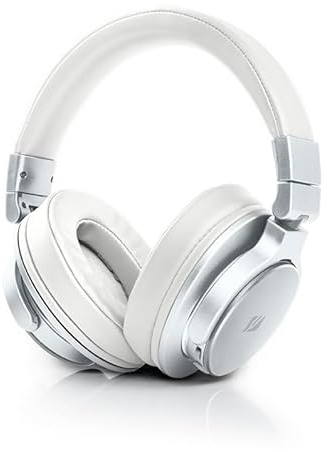 Muse M278BTW Bluetooth-Stereo-Helm V5.0, verstellbare Rollenstange, Ladezeit: 2-3 Stunden, eingebauter Akku, Freisprecheinrichtung, Weiß