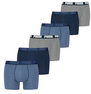 PUMA Basic Everyday Herren Boxershorts Unterhose 6er-Pack