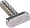 Hammerkopfschrauben M8 x 16 mm Edelstahl A2-70 rostfrei Typ 28/15 - für Montageschiene, Befestigung Solarmodul, Photovoltaik, PV-Halterung, C-Profil, Solarmontage, Gewächshaus Schrauben, 10 Stk.