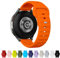 TStrap Bracelet de Montre Silicone 20mm pour Homme et Femme, Boucle Réglable, Dégagement Rapide, Bracelet Montre Sport Orange, Compatible avec les Montres Intelligentes