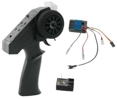 Telecomando per Auto RC + ESC 50A + Ricevitore Aggiornamento Robusto per 1/18 1/12 MN128 MN82