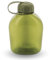Urbisell Bouteille d'eau Tritan 800 ml, gourde militaire pour randonnée, camping et sport, vert olive, fermeture anti-perte, sans BPA, résistante et réutilisable (vert)