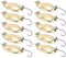 Fishing Spoons Lures, Fishing Lures SpoOn Style Artificial Metal Baits Hook 10pcs Lot Fishing Lures Wobbler Baits Fishing Spoons Lures (Golden 2.5g)