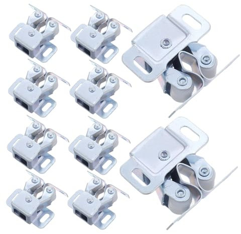 POPETPOP 12pcs Stainless Steel Magnetic Door Beads Ball for Cabinet Doors Strong Hold
