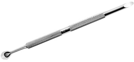 Rui Smiths Professional Double Ended Stainless Steel Metal Pusher (Cuticle Pusher) And Triangle Gel Polish Remover Scraper Tool - Style No. 102