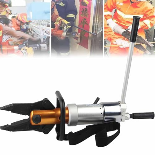 Pince cisaillement hydraulique, pince d'étirement portative avec pompe hydraulique, force cisaillement 18T, force d'expansion 5,5T, pour sauvetage d'urgence cas d'accident, emballage bois