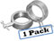 BodyRip 2 Olympic Screw Clamp Collars Pair Dumbbell Barbell Round Collar Chrome