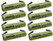 8 x Batterie/Akku Ni-MH AAA-Mini Stilo AAA 1,2 V 600 mAh mit Lötfahnen Lamellen-Terminals Löten für Packung Akkupacks