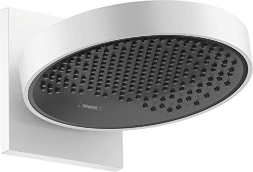 hansgrohe Duschkopf Regendusche Rainfinity (250mm, rund, 1 Strahlart, Wandmontage) mattweiß