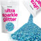 Hemway Ultra Sparkle Glitter - Ocean Blue Holographic | Fine Metallic Flakes for Resin & Epoxy Crafts | Supplies for Tumblers, Festival, Hair, Face, Body, Eye & Nail Art Decoration | 100 g