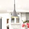 Paco Home Pendelleuchte, E27, Lampe Für Wohnzimmer Esszimmer Küche, Höhenverstellbar, Farbe: Beton-Grau, Leuchtmittel: ohne Leuchtmittel