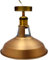 LEDSone Vintage Retro Industrial Semi Flush Mount Ceiling Light LED Lamp Fixture Kitchen Ceiling Metal Large Rustic Light Shade Pendant Lampshade Fitting for Farmhouse