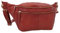 Gusti Gürteltasche Leder - Freya Bauchtasche Hüfttasche Festivaltasche Tasche Handtasche Leder Rot