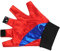 CosplayStudio Fingerloser Handschuh für Harley Kostüm | Rot/Silber