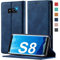 Handyhülle für Samsung Galaxy S8 Hülle Leder [Standfunktion] [Premium PU Leder] Klappbar Handyhülle für Samsung S8 Hülle 360 Stoßfeste Flip Standfunktion Schutzhülle Case für Samsung Galaxy S8 Hülle