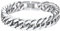 Richsteel 12mm breit 23cm lang herren jungen Kubanischer Armband Hip pop Cuban Gliederarmskette Edelstahl Panzerarmband mit Geschenkebox für Freunden Ehemann