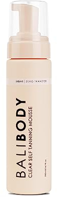 Bali Body Light Zero Transfer Clear Self Tanning Mousse 200 ml