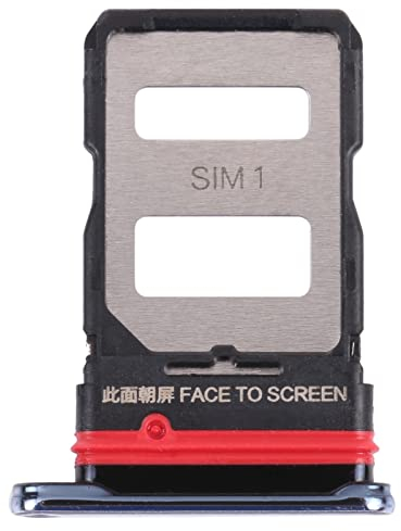 Compatibile Per Xiaomi Mi 11T / 11T Pro 21081111RG Try tray Vassoio alloggio porta scheda Dual SIM Card NANO Sim 1 + SLOT SIM 2 slitta lettore CARD READER (Silver)